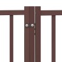 Puerta de perros plegable 12 paneles madera álamo marrón 600 cm by , Dog kennels and fences - Ref: Foro24-3155716, Price: 123...