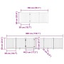 Puerta de perros plegable 12 paneles madera álamo marrón 600 cm by , Dog kennels and fences - Ref: Foro24-3155716, Price: 123...