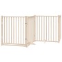 Puerta para perros plegable 12 paneles madera de álamo 960 cm by , Dog kennels and fences - Ref: Foro24-3155728, Price: 198,7...