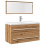 Juego de muebles baño 2 piezas madera ingeniería roble artisan de , Muebles de baño - Ref: Foro24-856389, Precio: 114,47 €, D...