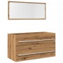 Juego de muebles baño 2 piezas madera ingeniería roble artisan de , Muebles de baño - Ref: Foro24-856389, Precio: 114,47 €, D...