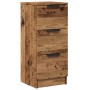 Aparador madera de ingeniería madera envejecida 30x30x70 cm de , Aparadores - Ref: Foro24-856955, Precio: 60,79 €, Descuento: %