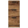 Aparador madera de ingeniería madera envejecida 30x30x70 cm de , Aparadores - Ref: Foro24-856955, Precio: 60,79 €, Descuento: %