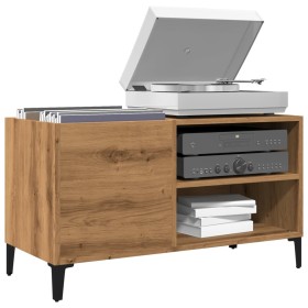 Mueble discos madera de ingeniería roble artisan 84,5x38x48 cm by , CD and DVD storage - Ref: Foro24-857166, Price: 72,84 €, ...