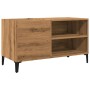 Mueble discos madera de ingeniería roble artisan 84,5x38x48 cm by , CD and DVD storage - Ref: Foro24-857166, Price: 72,84 €, ...