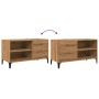 Mueble discos madera de ingeniería roble artisan 84,5x38x48 cm by , CD and DVD storage - Ref: Foro24-857166, Price: 72,84 €, ...