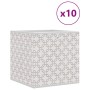 Cajas almacenaje plegables 10 uds no tejida crema 32x32x32 cm | Foro24|Onlineshop| Casa, Jardín y Más Foro24.es