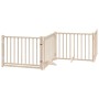 Puerta para perros plegable 10 paneles madera de álamo 800 cm by , Dog kennels and fences - Ref: Foro24-3155723, Price: 134,1...