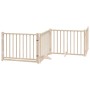 Puerta para perros plegable 6 paneles madera de álamo 480 cm by , Dog kennels and fences - Ref: Foro24-3155721, Price: 84,99 ...