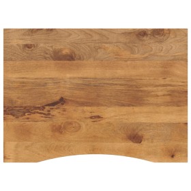 Tablero escritorio con curva madera mango rugosa