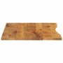 Tablero escritorio con curva madera mango rugosa 110x80x2,5 cm | Foro24|Onlineshop| Casa, Jardín y Más Foro24.es