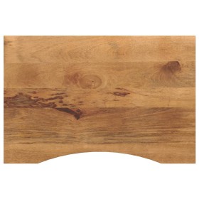 Tablero escritorio con curva madera mango rugosa