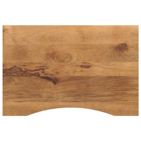 Tablero de escritorio con curva madera mango