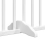 Puerta de perros plegable 12 paneles madera álamo blanca 960 cm by , Dog kennels and fences - Ref: Foro24-3155624, Price: 241...