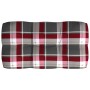 7-piece pallet sofa cushions with red plaid print by vidaXL, Cushions for chairs and sofas - Ref: Foro24-314601, Price: 151,2...