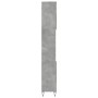 Armario de baño madera contrachapada gris hormigón 30x30x190 cm de , Muebles de baño - Ref: Foro24-857198, Precio: 76,82 €, D...