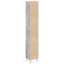 Armario de baño madera contrachapada gris hormigón 30x30x190 cm de , Muebles de baño - Ref: Foro24-857198, Precio: 76,82 €, D...