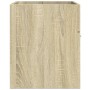 Mueble de lavabo de baño madera roble Sonoma 90x38,5x46 cm de , Muebles de baño - Ref: Foro24-856213, Precio: 51,67 €, Descue...