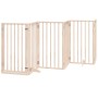 Puerta para perros plegable 15 paneles madera de álamo 750 cm by , Dog kennels and fences - Ref: Foro24-3155534, Price: 179,4...