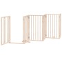 Puerta para perros plegable 15 paneles madera de álamo 750 cm by , Dog kennels and fences - Ref: Foro24-3155534, Price: 179,4...