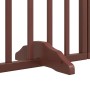 Puerta de perros plegable 12 paneles madera álamo marrón 600 cm by , Dog kennels and fences - Ref: Foro24-3155548, Price: 124...