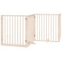 Puerta para perros plegable 12 paneles madera de álamo 960 cm by , Dog kennels and fences - Ref: Foro24-3155560, Price: 203,2...