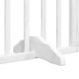 Puerta de perros plegable 8 paneles madera álamo blanca 640 cm by , Dog kennels and fences - Ref: Foro24-3155562, Price: 126,...