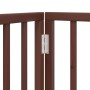 Puerta de perros plegable 6 paneles madera álamo marrón 480 cm | Foro24|Onlineshop| Casa, Jardín y Más Foro24.es