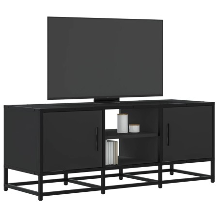 Mueble de TV madera de ingeniería y metal negro 100x35x41 cm von , TV-Möbel - Ref: Foro24-848834, Preis: 94,14 €, Rabatt: %