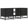 Mueble de TV madera de ingeniería y metal negro 100x35x41 cm von , TV-Möbel - Ref: Foro24-848834, Preis: 94,14 €, Rabatt: %