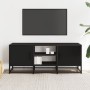 Mueble de TV madera de ingeniería y metal negro 100x35x41 cm von , TV-Möbel - Ref: Foro24-848834, Preis: 94,14 €, Rabatt: %