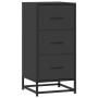 Aparador de madera de ingeniería y metal negro 35,5x35x76 cm von , Sideboards - Ref: Foro24-848944, Preis: 71,49 €, Rabatt: %