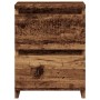 Mesitas de noche 2 uds madera ingeniería envejecida 30x30x40 cm de , Mesitas de noche - Ref: Foro24-855847, Precio: 68,40 €, ...