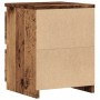 Mesitas de noche 2 uds madera ingeniería envejecida 30x30x40 cm de , Mesitas de noche - Ref: Foro24-855847, Precio: 68,40 €, ...