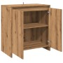 Aparador de madera de ingeniería roble artisan 70x41x75 cm von , Sideboards - Ref: Foro24-856777, Preis: 79,28 €, Rabatt: %