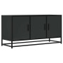 Mueble de TV madera de ingeniería y metal negro 100x35x50 cm by , TV Furniture - Ref: Foro24-848829, Price: 101,51 €, Discoun...