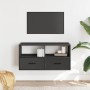 Mueble de TV metal y madera de ingeniería negro 80x31x39,5 cm | Foro24|Onlineshop| Casa, Jardín y Más Foro24.es