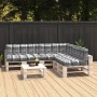 Cushions for pallet sofa, 7 pieces, gray checkered pattern. by vidaXL, Cushions for chairs and sofas - Ref: Foro24-314602, Pr...