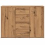 Aparador de madera de ingeniería roble artisan 88x30x64 cm de , Aparadores - Ref: Foro24-855893, Precio: 105,60 €, Descuento: %