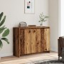 Aparador de madera de ingeniería envejecida 102x33x75 cm von , Sideboards - Ref: Foro24-856780, Preis: 104,69 €, Rabatt: %