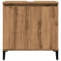 Mueble de lavabo madera de ingeniería roble artisan 58x33x60 cm de , Tocadores de baño - Ref: Foro24-857118, Precio: 56,65 €,...