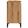 Armario lavabo baño madera ingeniería roble artisan 65x33x60 cm de , Tocadores de baño - Ref: Foro24-857124, Precio: 77,54 €,...