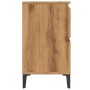 Mueble de lavabo madera ingeniería roble artisan 80x33x60 cm von , Badezimmerwaschtische - Ref: Foro24-857130, Preis: 102,83 ...