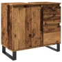 Mueble de lavabo madera de ingeniería envejecida 65x33x60 cm von , Badezimmermöbel - Ref: Foro24-857229, Preis: 83,89 €, Raba...