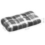 Cushions for pallet sofa, 7 pieces, gray checkered pattern. by vidaXL, Cushions for chairs and sofas - Ref: Foro24-314602, Pr...