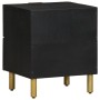 Mesitas de noche 2 uds madera maciza de mango negro 40x33x46 cm de , Mesitas de noche - Ref: Foro24-4017647, Precio: 157,69 €...