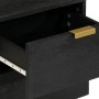 Mesitas de noche 2 uds madera maciza de mango negro 40x33x46 cm de , Mesitas de noche - Ref: Foro24-4017647, Precio: 157,69 €...