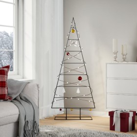 Árbol de Navidad para decoración metal negro 150 cm de , Arboles de navidad - Ref: Foro24-4018954, Precio: 40,20 €, Descuento: %