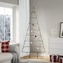 Árbol de Navidad para decoración metal negro 210 cm by , Christmas trees - Ref: Foro24-4018956, Price: 55,89 €, Discount: %