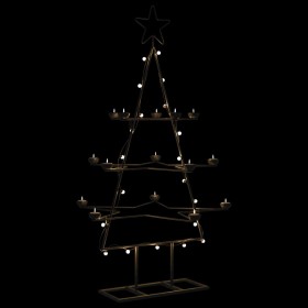 Árbol de Navidad para decoración metal negro 105